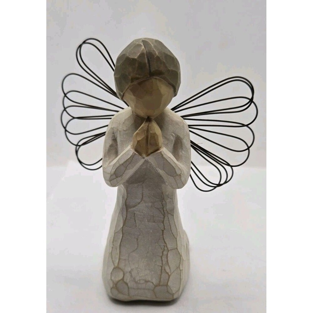 Willow Tree Figurine Angel of Prayer by Susan Lordi 1999 4.25 Tall Demdaco